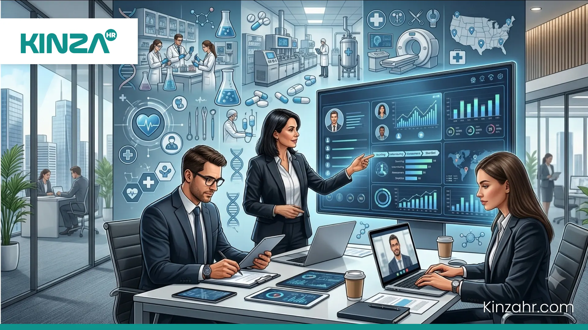 How Life Sciences Companies in the USA Use Executive Search Firms- blog featured image